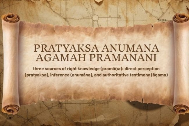 Yoga Sutra 1.7 : Pratyaksa Anumana Agamah Pramanani